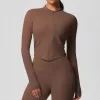 7106 Zip Coat-Chestnut