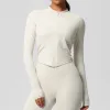 7106 Zip Coat-Light Ivory