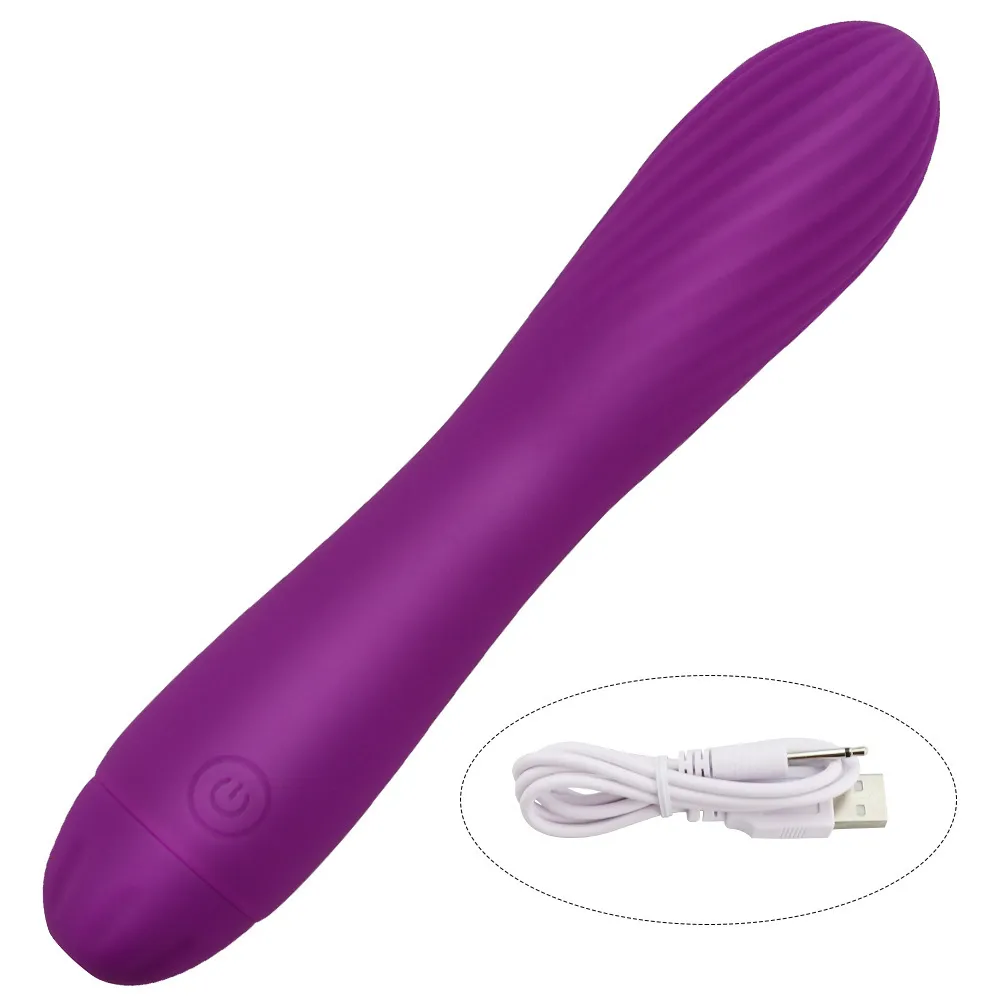 Adult Sex Toy USB Charging 10 Frequency Silicone Vibrator