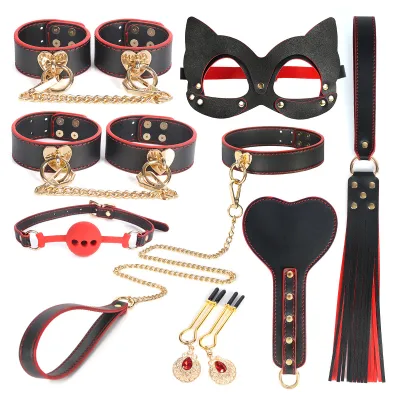 Adult Fun Bondage 8-Piece BDSM Lingerie Accessories