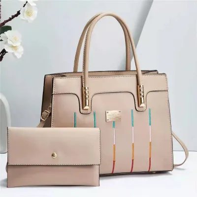 Women Fashion Casual Large Capacity Shoulder Bag Two-Piece Set