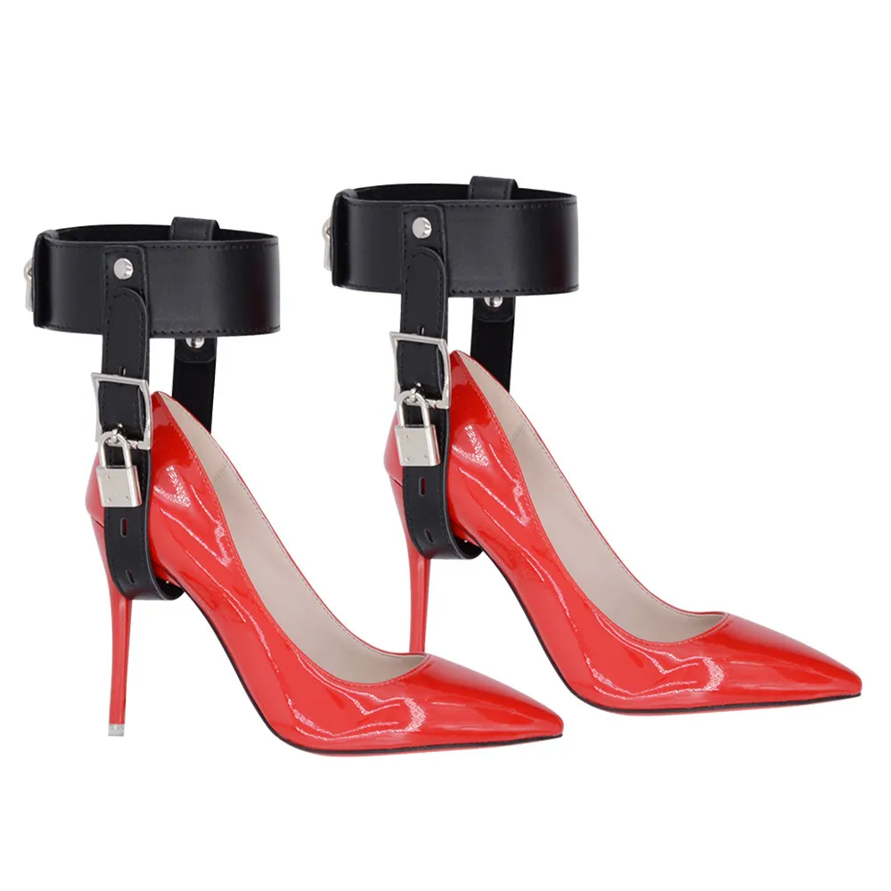 Adult Sex Training Supplies High Heels Shackles BDSM Lingerie Accessories