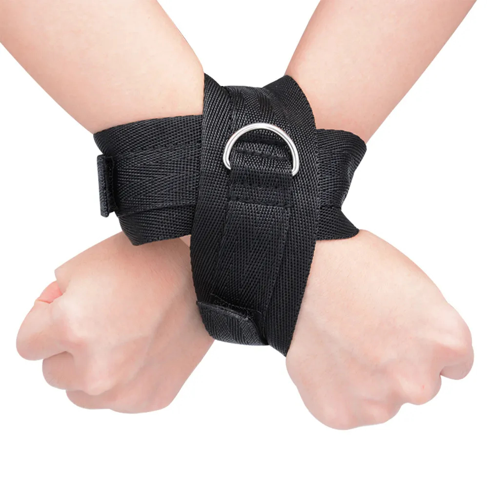 Adult Sex Cross Handcuffs Bundled BDSM Lingerie Accessories