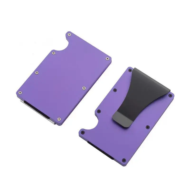 Men Casual Metal Aluminum Alloy Card Holder RFID Wallet