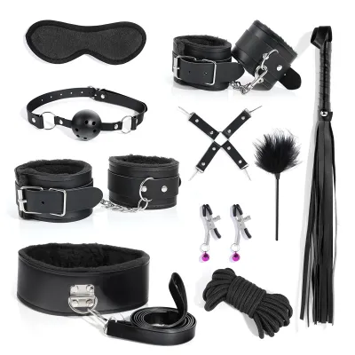 Adult Sexing Bundled 10-Piece BDSM Lingerie Accessories
