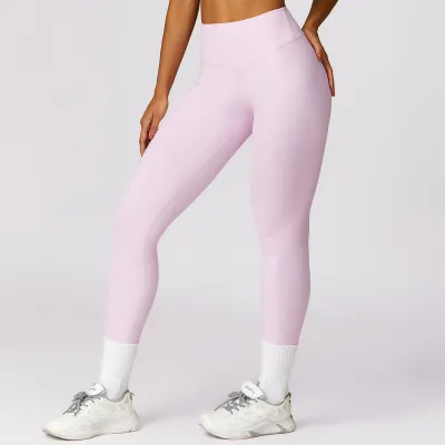 Women's Quick-Drying High Waist Yoga Leggings - Casual Sportswear Bottoms