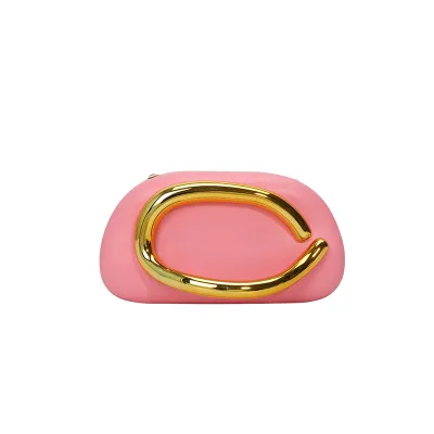 Women Casual Geometric Ring Chain Shoulder Bag