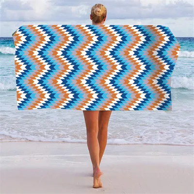Fashion Printed Microfiber Quick-Drying Beach Towel