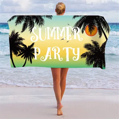 Fashion Printed Microfiber Quick-Drying Beach Towel