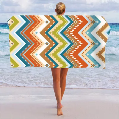 Fashion Printed Microfiber Quick-Drying Beach Towel