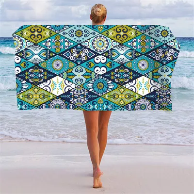 Fashion Printed Microfiber Quick-Drying Beach Towel