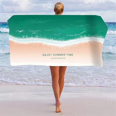 Fashion Printed Microfiber Quick-Drying Beach Towel