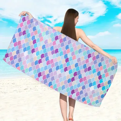 Microfiber Adult Swimming Quick-Drying Absorbent Beach Towel