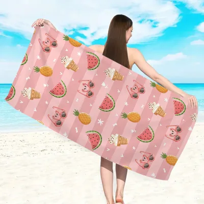 Microfiber Quick-Drying Beach Towel for Women Swimming
