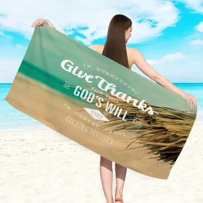 Microfiber Quick-Drying Beach Towel for Women Swimming