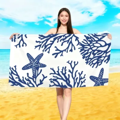 Microfiber Quick-Drying Absorbent Beach Towel for Women