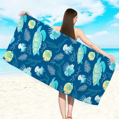 Microfiber Quick-Drying Absorbent Beach Towel for Women