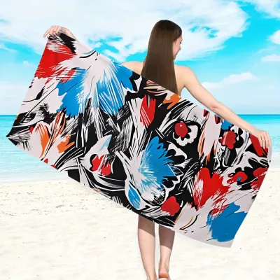 Microfiber Quick-Drying Absorbent Beach Towel for Women