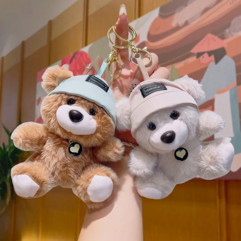 Cute Bear Plush Pendant Bag Keychain