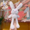 Tiny Flower Pull Rabbit-White