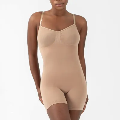 Women Buttocks Reinforced Slimming Belly Tinting Tunic Seamless Body Romper