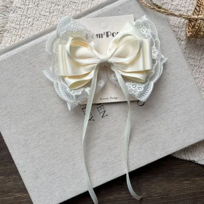 Kids Lace Bow Princess Hairpin for Children