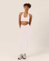 Pink Neck Pants Set
