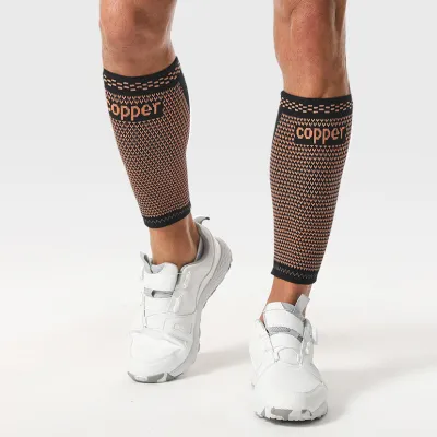 Men Fashion Casual Copper-Containing Stretch Knitted Anti-Slip Pressure Leg Cover