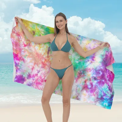 Women Fashion Casual Printed Microfiber Quick-Drying Beach Towel