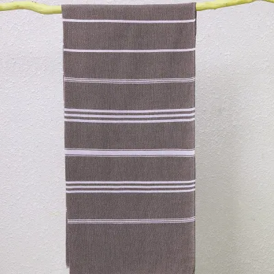 Women Fashion Casual Stripe Quick Drying Beach Towel