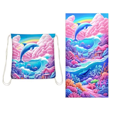Women Fashion Casual Printed Beach Towel