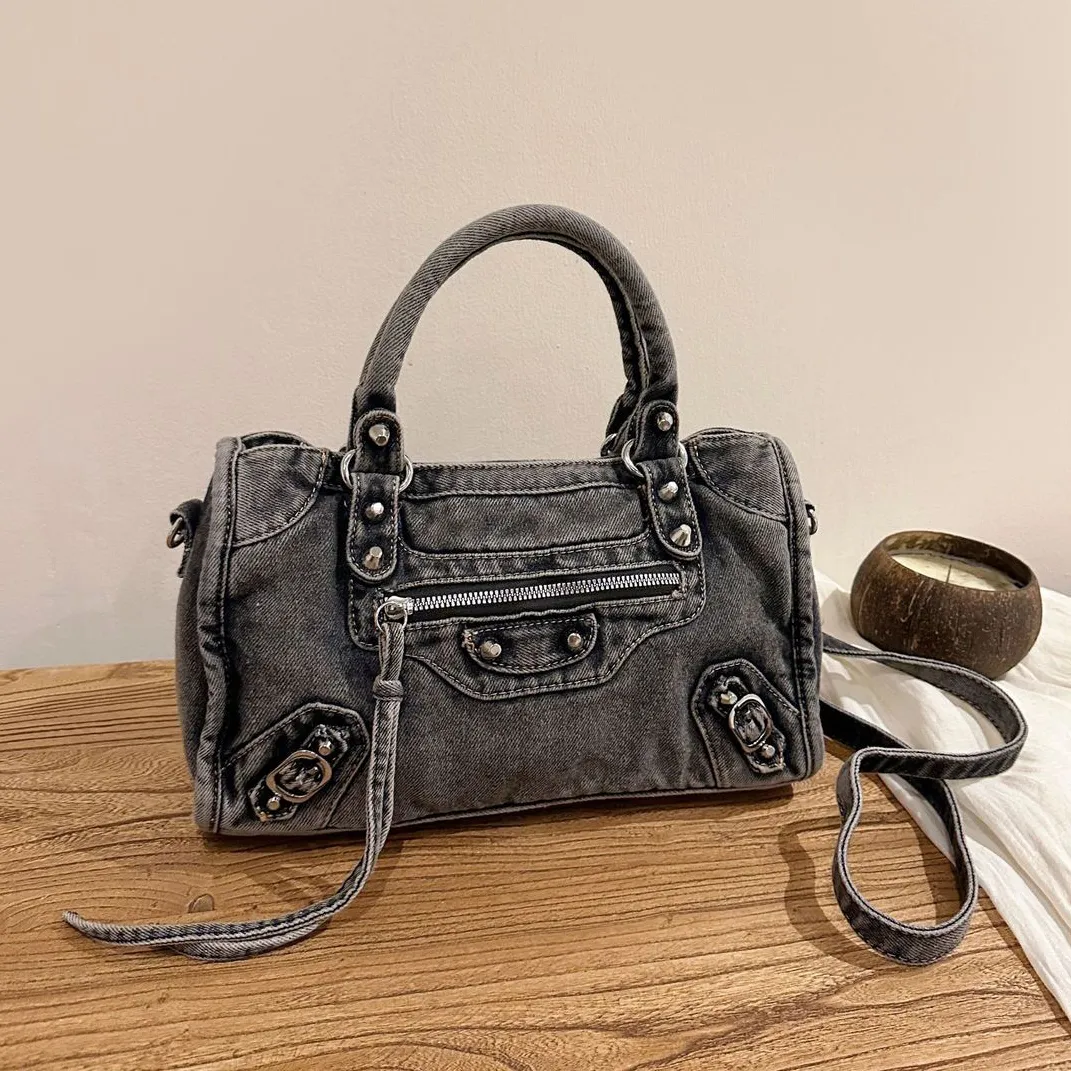 Women Fashion Casual Denim Handbag