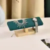Solid Wood One Layer Bracelet Rack D.Green