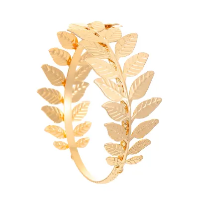 Women Fashion Creative Exaggerated Leaf Bracelet