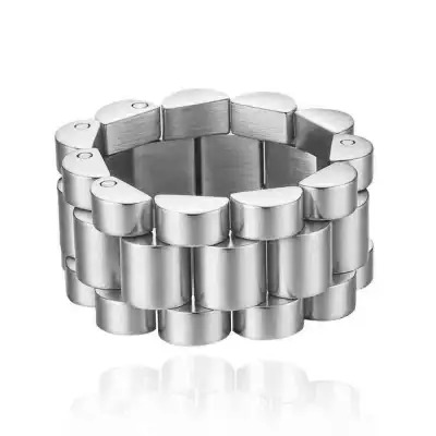 Fashion Simple 10mm Watch Chain 304 Stainless Steel Ring