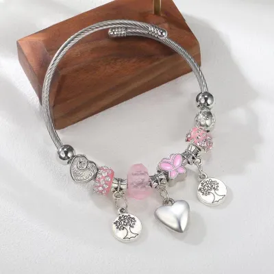 Fashion Beaded Pendant Bracelet