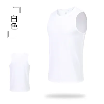 Men's Quick-Dry Breathable Sleeveless Tank Top Solid Color Casual Workout
