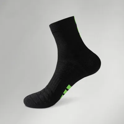 Men Athletic Casual Cotton Non-Slip Socks Mid-Calf