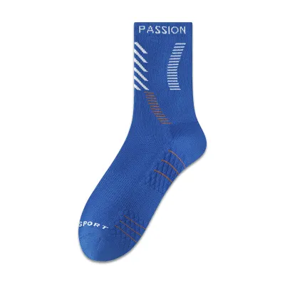 Men's Fashion Casual Mid-Calf Cotton Socks with Letter Pattern