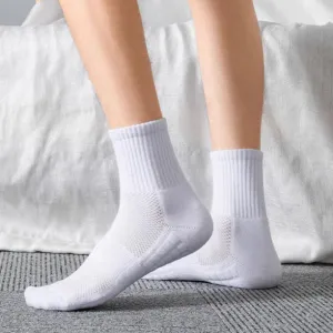 Men's Fashion Casual Mid-Calf Breathable Sweat-Absorbent Non-Slip Sports Socks