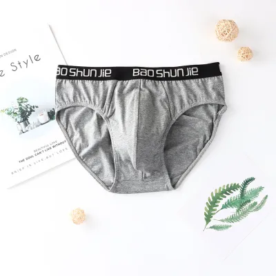 Men Fashion Casual Cotton Letter Printed Underwear