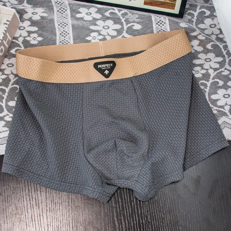 Men Fashion Casual Mesh Jacquard Breathable Underwear