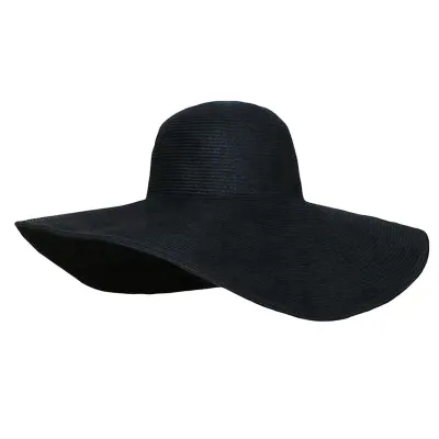 Women's Casual Foldable Big Brim Straw Sun Hat