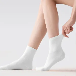Compression Disposable Casual Socks Solid Color 5pair/Box