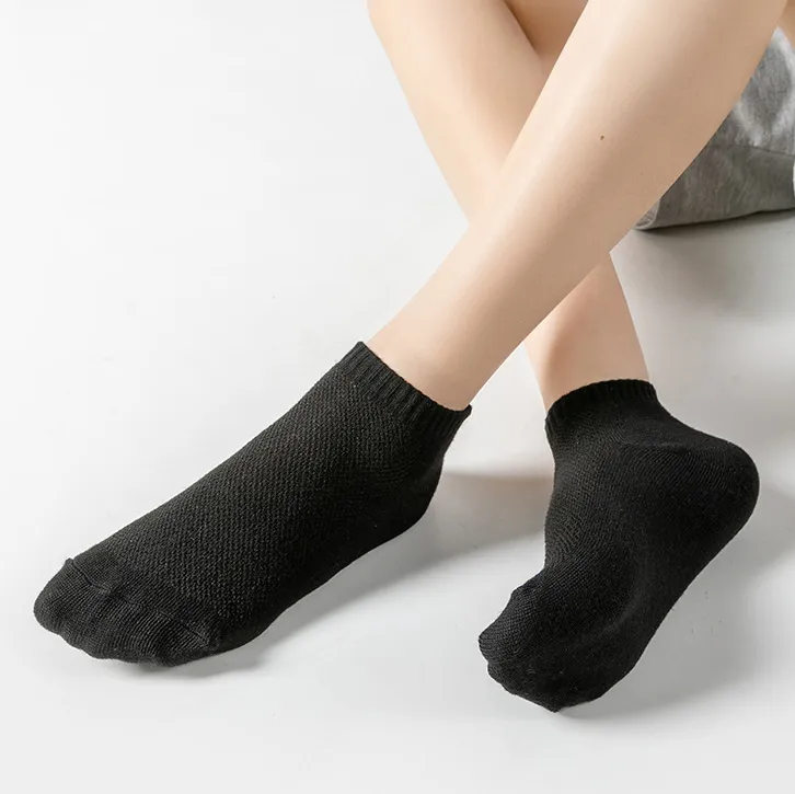 Fashion Casual Solid Color Travel Disposable Compression Socks 5pair/Pack
