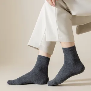 Fashion Disposable Solid Color Short Travel Socks 5pair/Set for Men