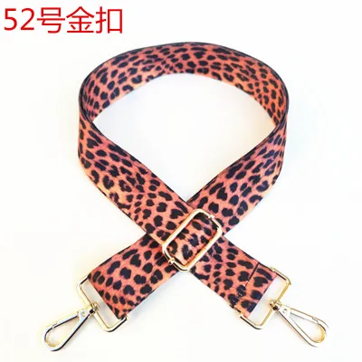 Fashion Ethnic Style Multicolor Leopard Lengthen Widened Strap Bag Accessories