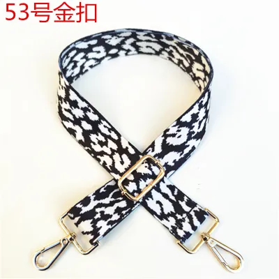 Fashion Ethnic Style Multicolor Leopard Lengthen Widened Strap Bag Accessories