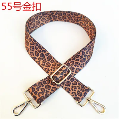 Fashion Ethnic Style Multicolor Leopard Lengthen Widened Strap Bag Accessories