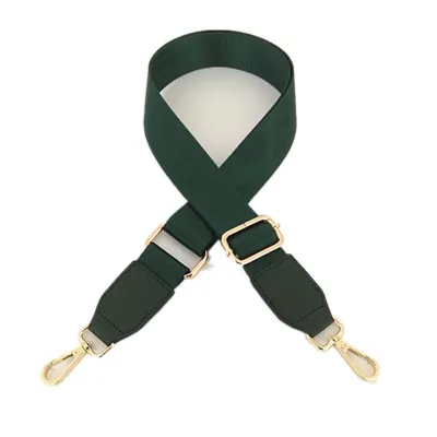 Fashion Simple Solid Color Nylon Wide Long Strap Bag Accessories